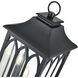 Mallorey 3 Light 28.89 inch Powder Coated Black Outdoor Post Lantern